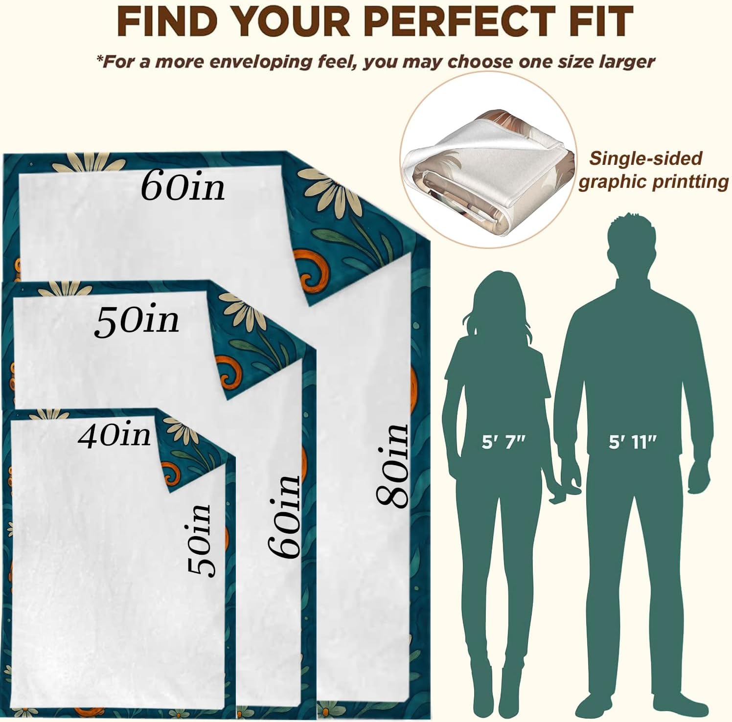 Octopus Gifts, Orange Octopus Blanket for Girls Kids Women, Cozy Warm Flannel Throw Blankets for Bedroom, Travel, Couch, Home Decor, 50x60 in - Image 3