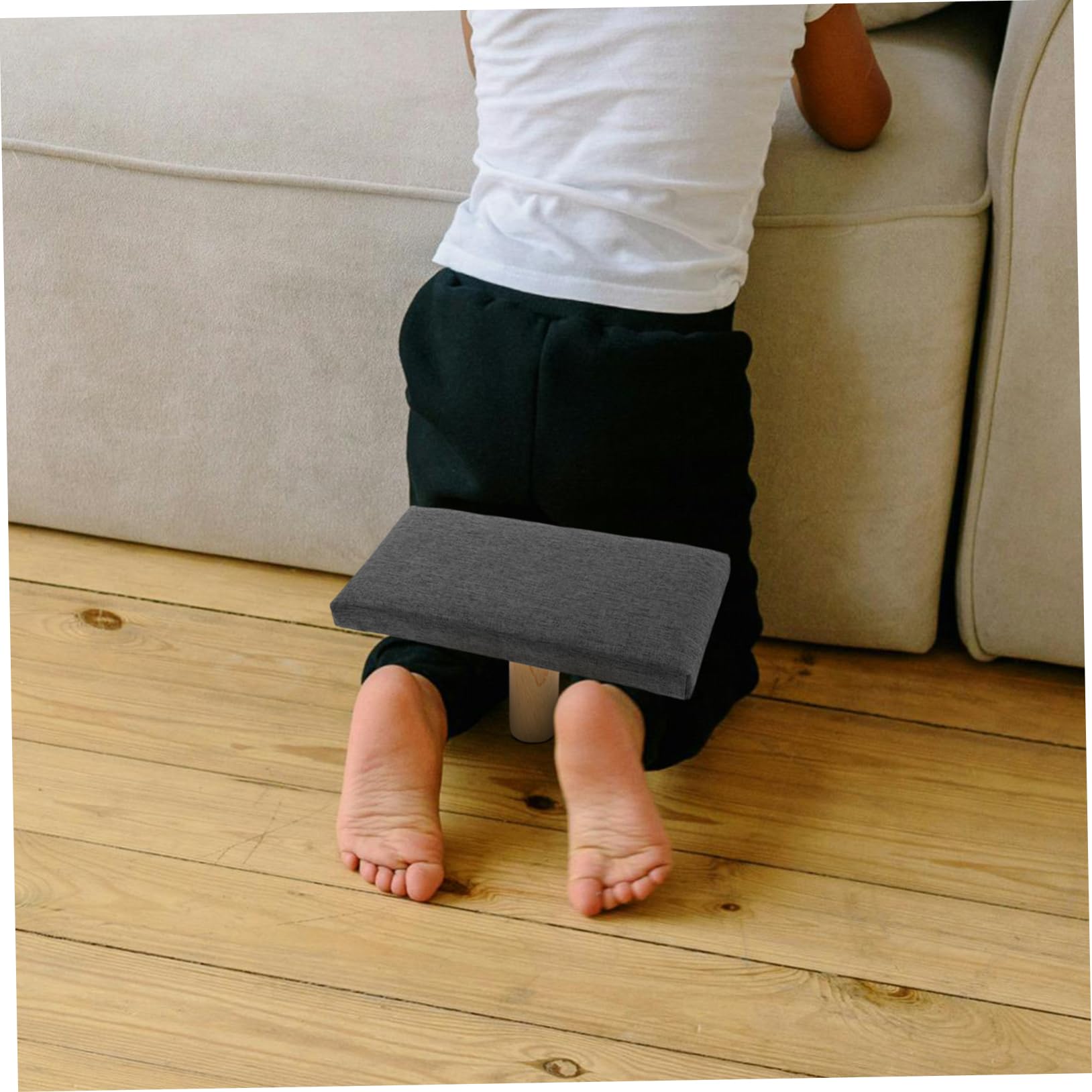 OUNONA Zen Sitzbank mit Kissen Bequeme Kniebank für Meditation und Gebet Stabile Stütze Vielseitig für Zuhause