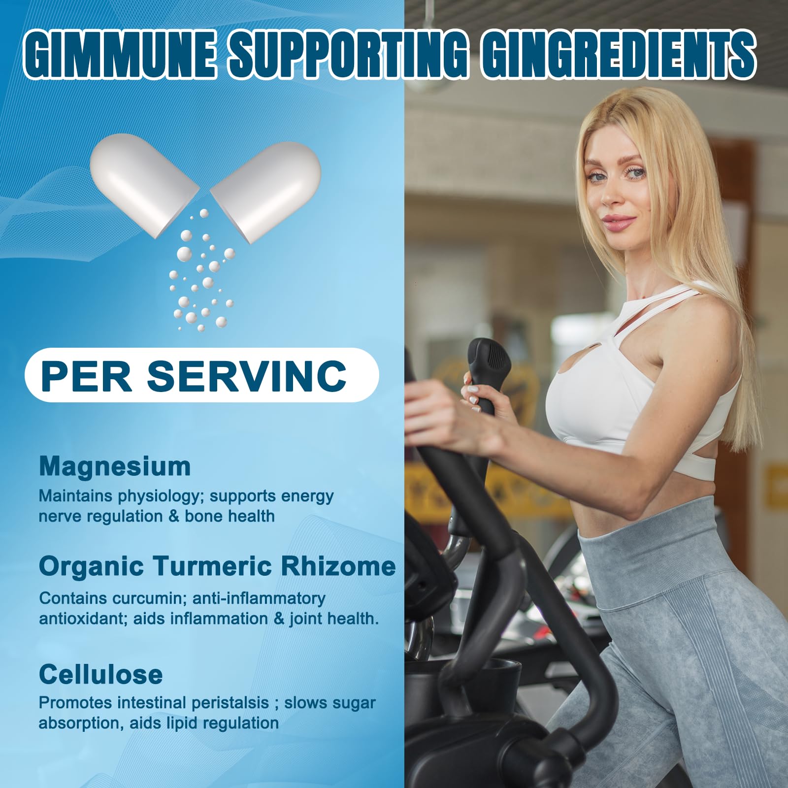 CNFHDI Magnesium Glycinate 300mg Per Serving, Magnesium Supplement for Stress Relief, Sleep & Muscle Recovery, Chelated High Absorption, Non-GMO, Vegan, Gentle on Stomach, 60 Capsules