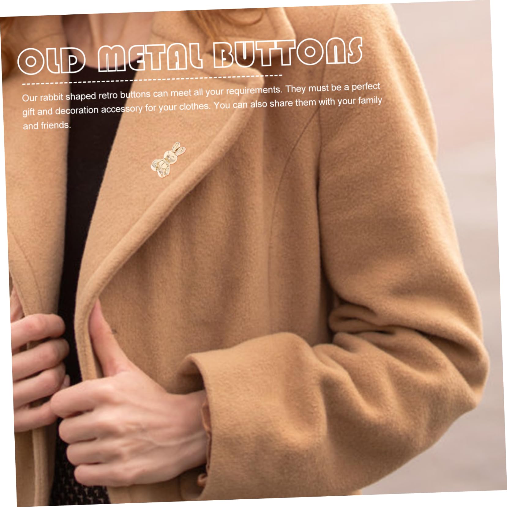 NUOBESTY 25stücke Vintage Hasenknöpfe Aus Legierung Dekorative Knöpfe Für Kleidung Hüte Und Accessoires Retro Design Für Kreative Nähprojekte Und -dekorationen