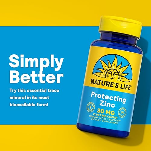 Miniatura 8 de Natures Life Picolinato de zinc 30 mg  Plus 2 mg de cobre  250 cápsulas vegetarianas