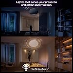 Philips Hue Starter Kit: Bridge Pro + 4 A19 E26 Smart Bulbs, White & Color Ambiance, Dimmable, Smart Light Hub, Works with Apple Home, Alexa, Google, Samsung SmartThings