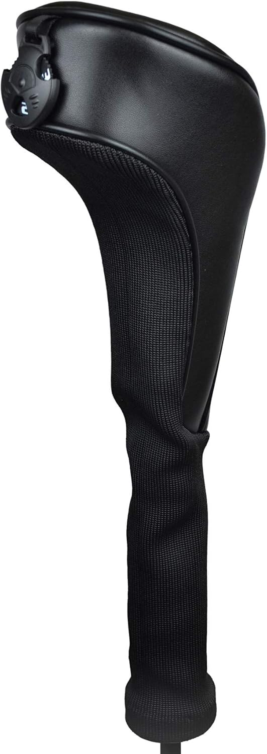 Golf Club Head Covers for Driver & Fairway Woods – Premium Leather Headcovers, Fits All Woods and Drivers (Black) : Sports & Outdoors