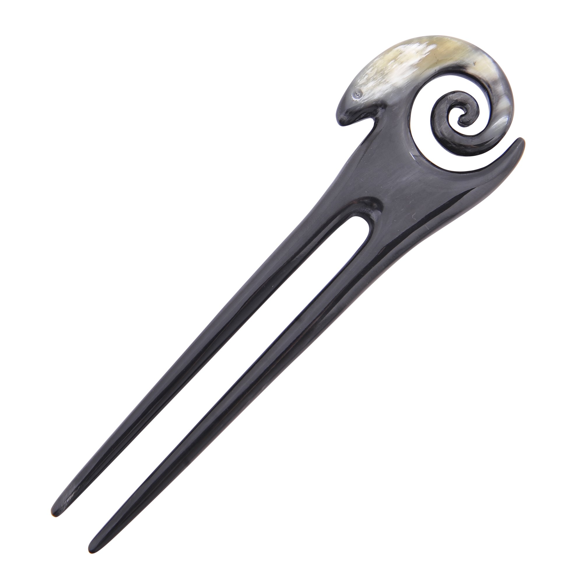 Amazon.com : Marycrafts Buffalo Horn Hair Fork Hair Pin  display picture 3