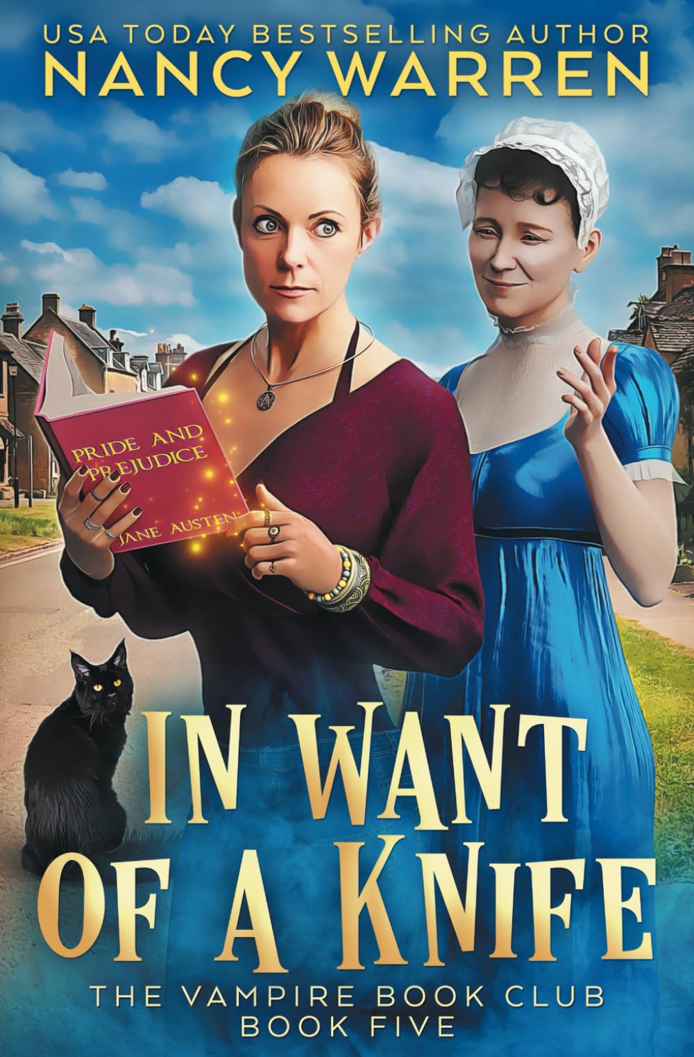 In Want of a Knife: A Paranormal Women's Fiction Cozy Mystery (Vampire Book Club)