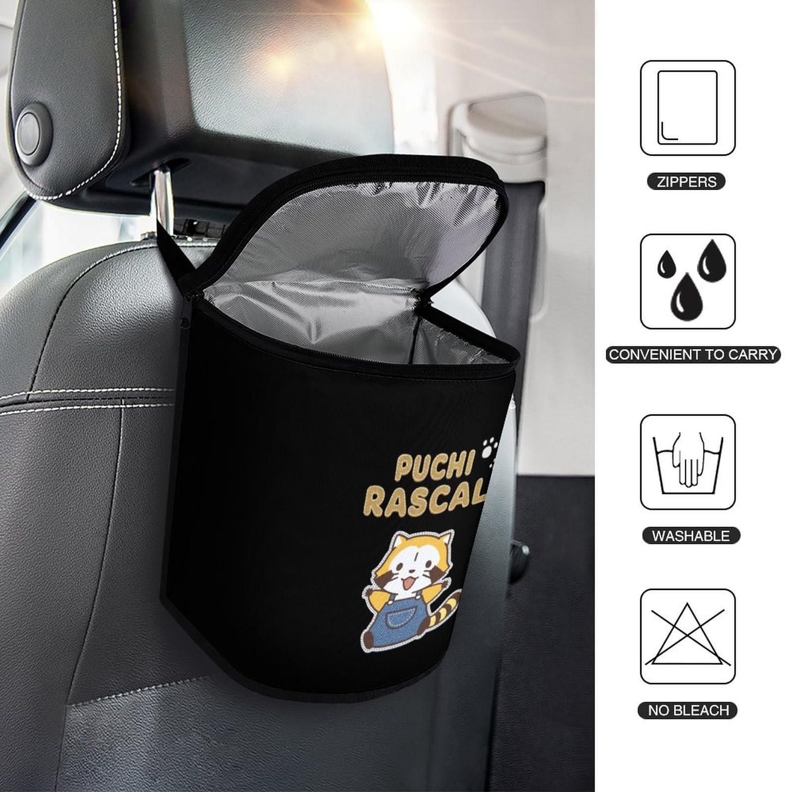 Amazon｜あらいぐまラスカル 車載ごみ箱 車用ダストボックス