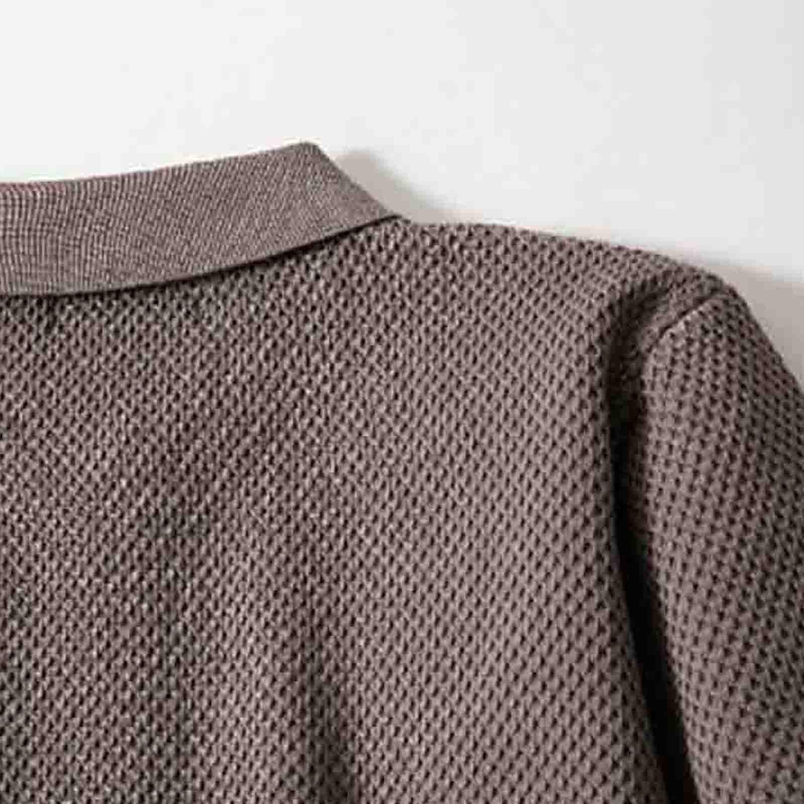 Cardigan Hombre Punto, Chaqueta De Lana para Hombre con Botones De Punto De Manga Larga Frente Abierto Ligeros con Botones Suéter Tipo Cárdigan para El Ocio Y El Autocultivo