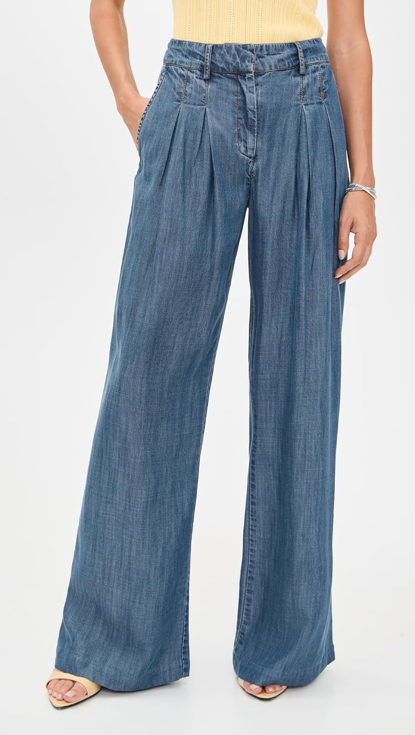 Ramy Brook Womens Chambray Oscar Pant - Image 2