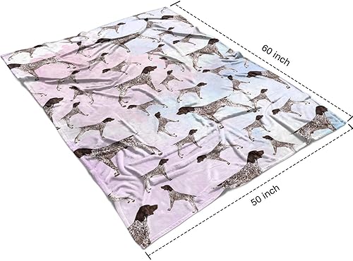 Miniatura 5 de Manta alemana de pelo corto para adolescentes y adultos, manta de franela suave y cálida para sofá, cama, camping, viajes, decoración del hogar, 50