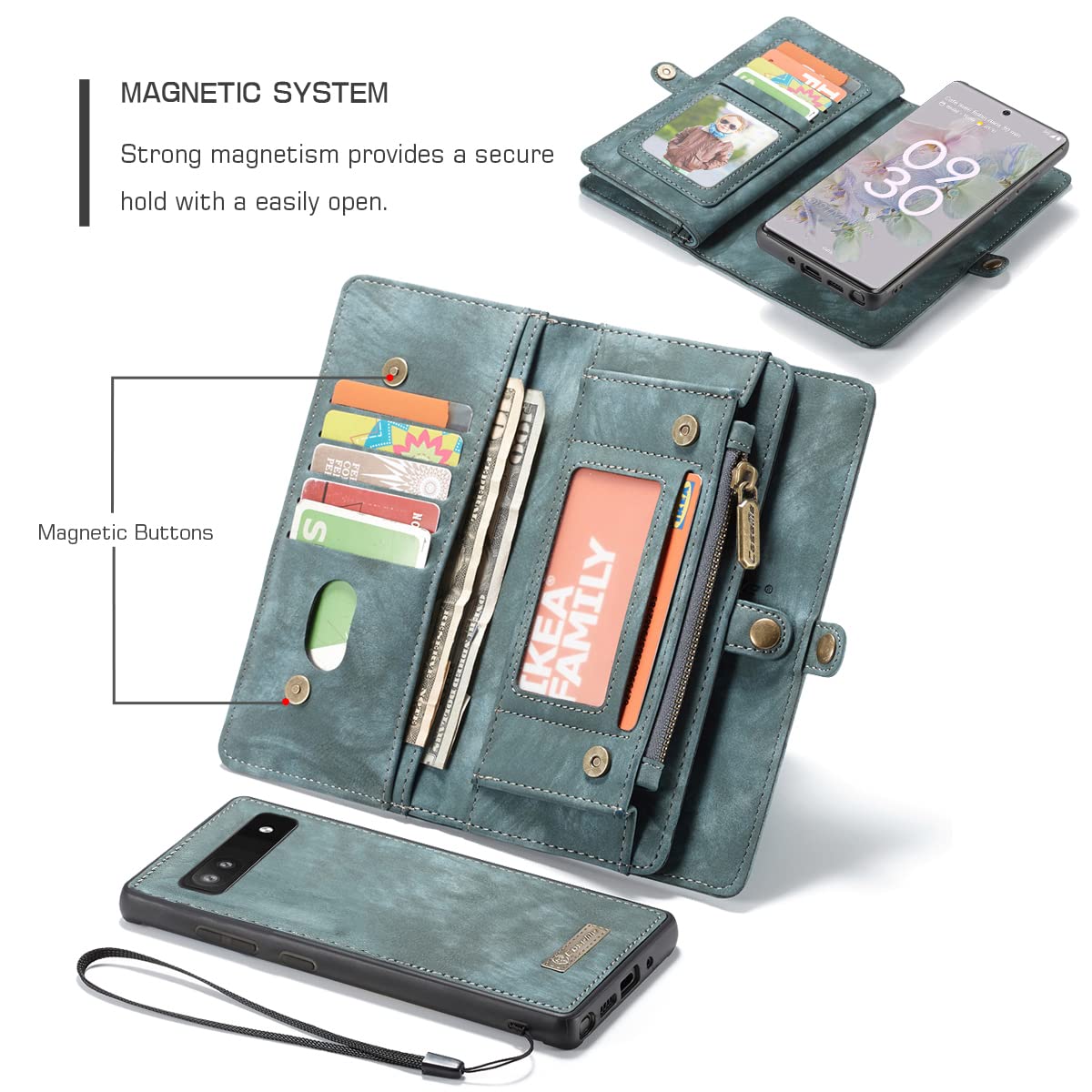 TORRAS Guardian Magnetic Google Pixel 9a Hoesje met MagSafe Zwart