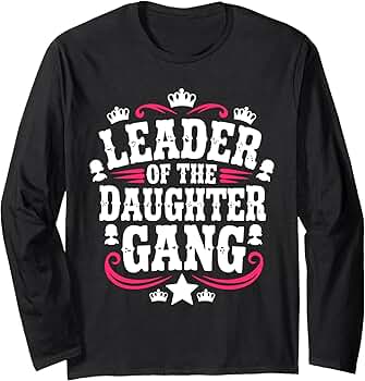 トップス wide dad Dad LONG-SLEEVE T-SHIRTS D.NVY Big Daddy Long Sleeve Print (Dark Grey Heather) | Sizes 2XL