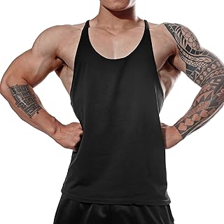 the blazze Men's Gym Stringer Tank Top Bodybuilding Athletic Workout Muscle Fitness Vest-picture-49