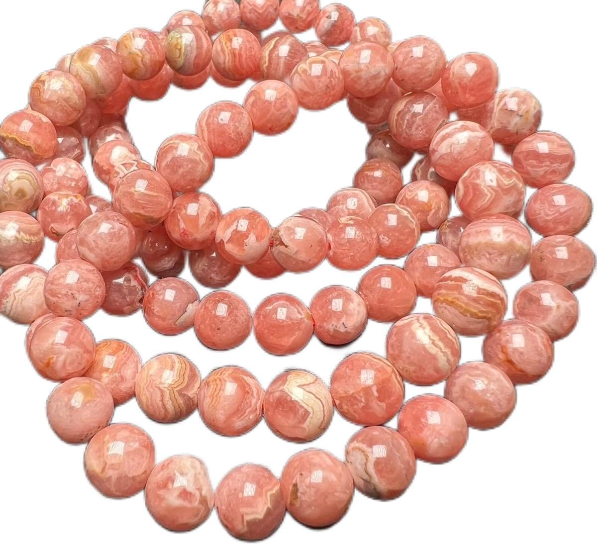 インカーローズ 6.5mm １連分 ブレスレット2本セット クロサイト