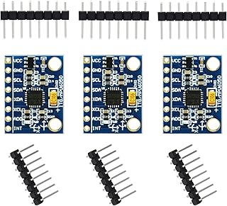 Gikfun GY-521 MPU-6050 3 Axis Accelerometer Gyroscope Module 6 DOF 6-axis Accelerometer Gyroscope Sensor Module for Arduino DIY(Pack of 3) EK1091x3C