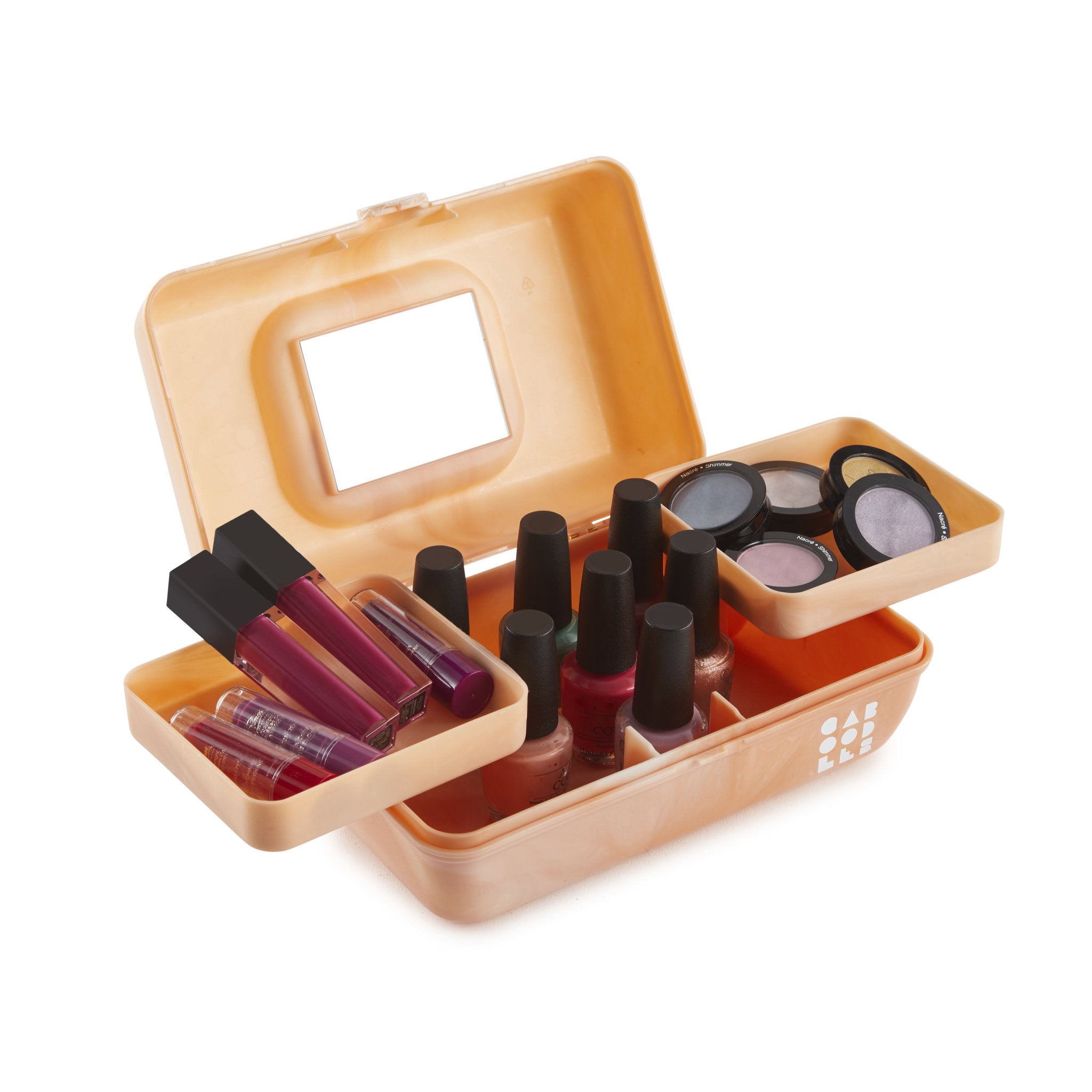 Amazon.com : Caboodles Pretty in Petite Peach Marble Vintage Case