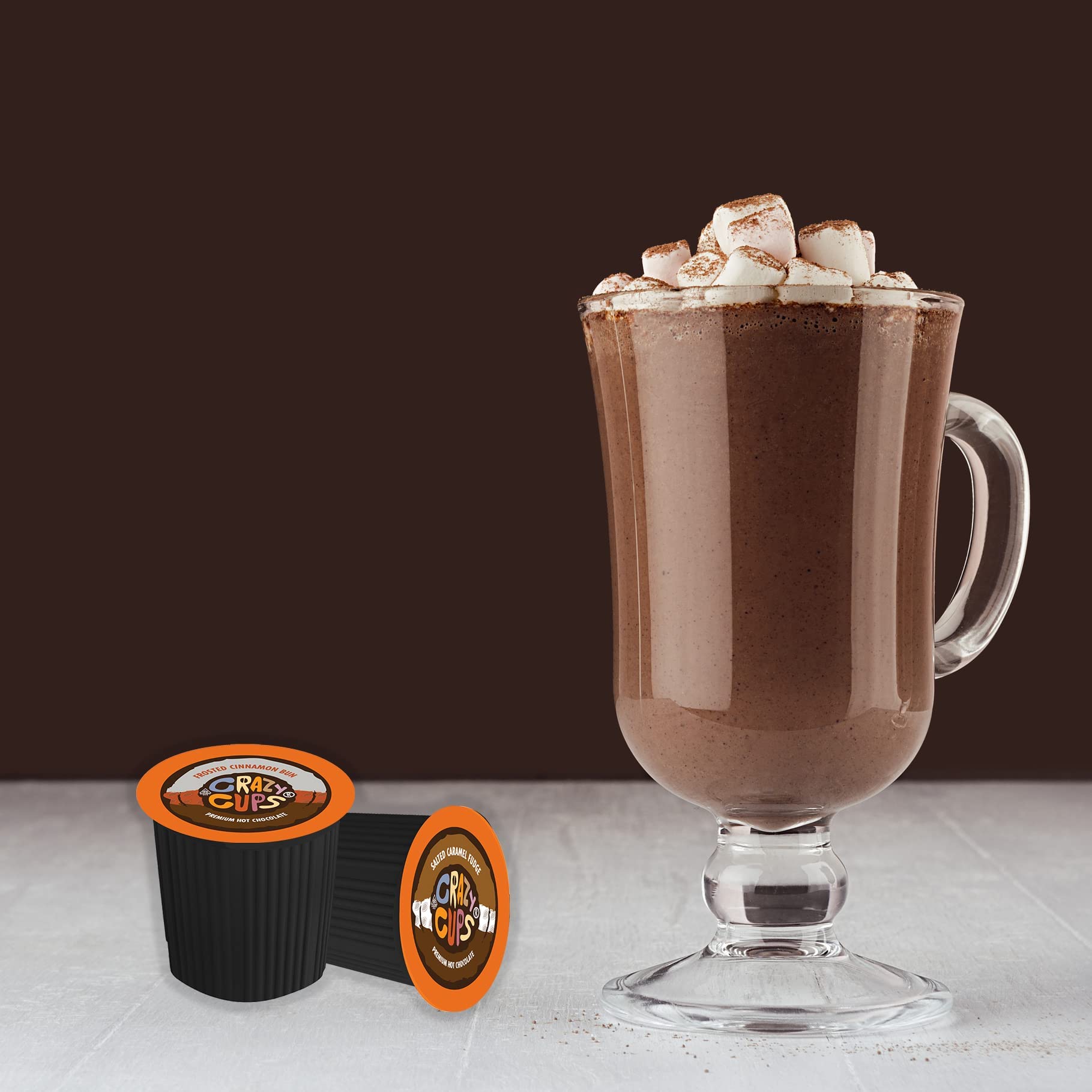 Crazy Cups Seasonal Premium Hot Chocolate Single Serve Cups for Keurig ...
