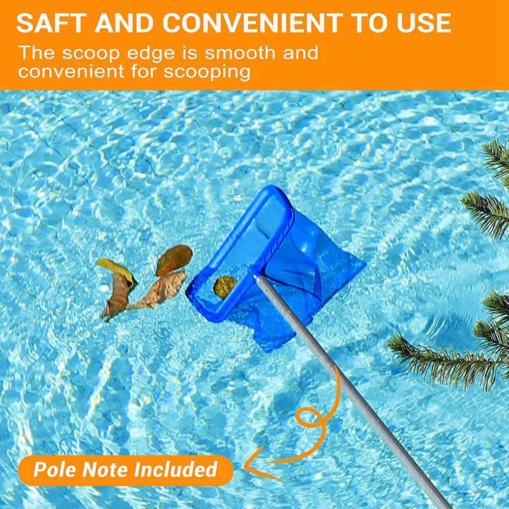 Contenitore Raccogli Foglie In Linea Per Piscina Con 2 Calzini Skimmer - Adattatori 1-1/4 E 1-1/2