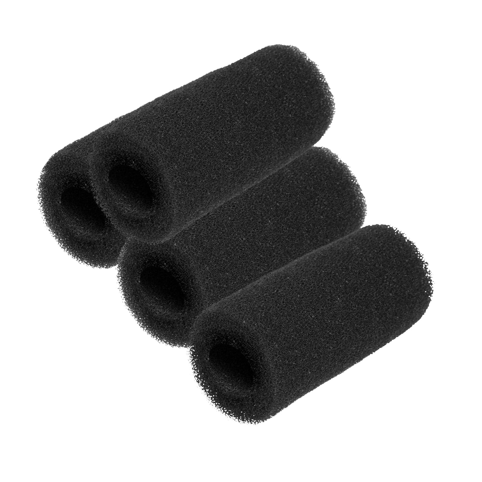 Mozeat Lens 4 unidades de esponja de filtro para acuario, filtro de peces, filtro de acuario, rodillo de esponja para acuarios, filtro de aspiración, para proteger contra la absorción accidental de