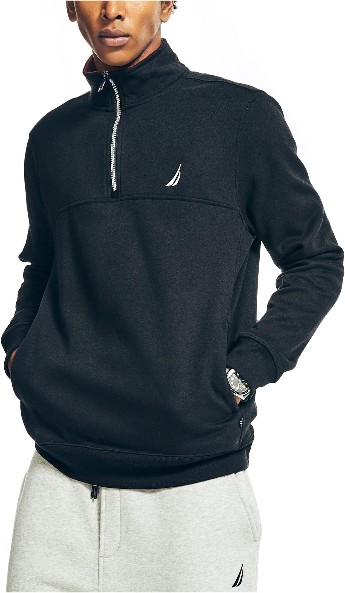 NauticaMen's J-Class Quarter-Zip Fleece