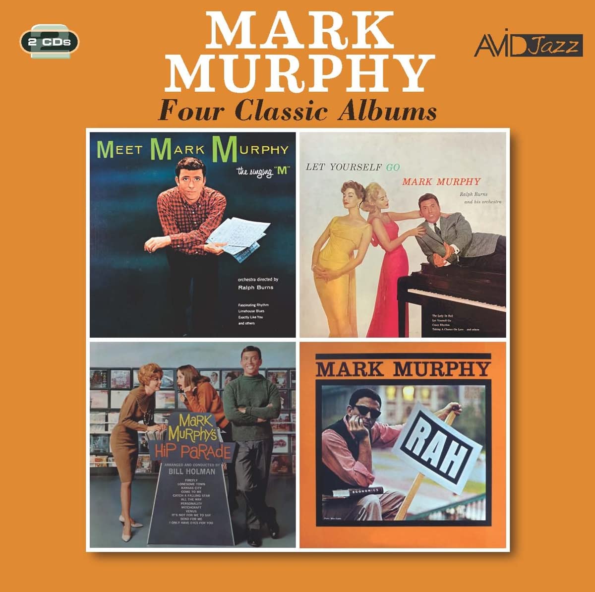 Mark Murphy Four Classic Albums CD New 5022810341123