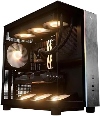 Galaxy V3 Gaming PC - AMD RX 9070XT 16GB GDDR6 | Ryzen 7 9800X3D 4.7 GHz (5.2 GHz Turbo Boost) | 32GB DDR5 6000 | 2TB Gen4 SSD | 850W Gold PSU | ARGB Fans | Wi-Fi + BT | Win 11