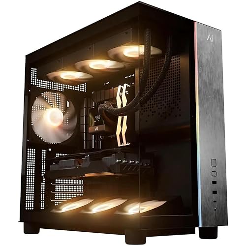 Galaxy V3 Gaming PC - AMD RX 9070XT 16GB GDDR6 | Ryzen 7 9800X3D 4.7 GHz (5.2 GHz Turbo Boost) | 32GB DDR5 6000 | 2TB Gen4 SSD | 850W Gold PSU | ARGB Fans | Wi-Fi + BT | Win 11