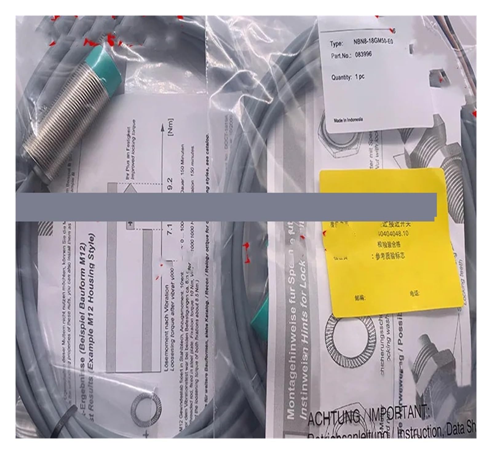 BALYDLUL 3pcs sproximity switch NBB8-18GM50-E3 NBB5-18GM50-E3 NBB8-18GM50-E2 NBB5-18GM50-E2 NBN8-18GM50-E2(NBB5-18GM50-E3)