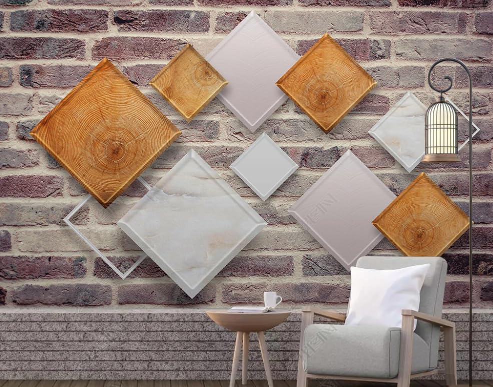 Papier Peint Intissé Grain de Bois Doré Poster Géant Mural Grand Format 450x315 cm Salon