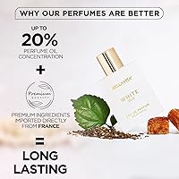 Vista 7 de Bellavita Luxury White Oud Eau de Parfum 3.4 fl oz (3.4 onzas líquidas) Perfume para hombres y mujeres Notas afrutadas, limón artemisia