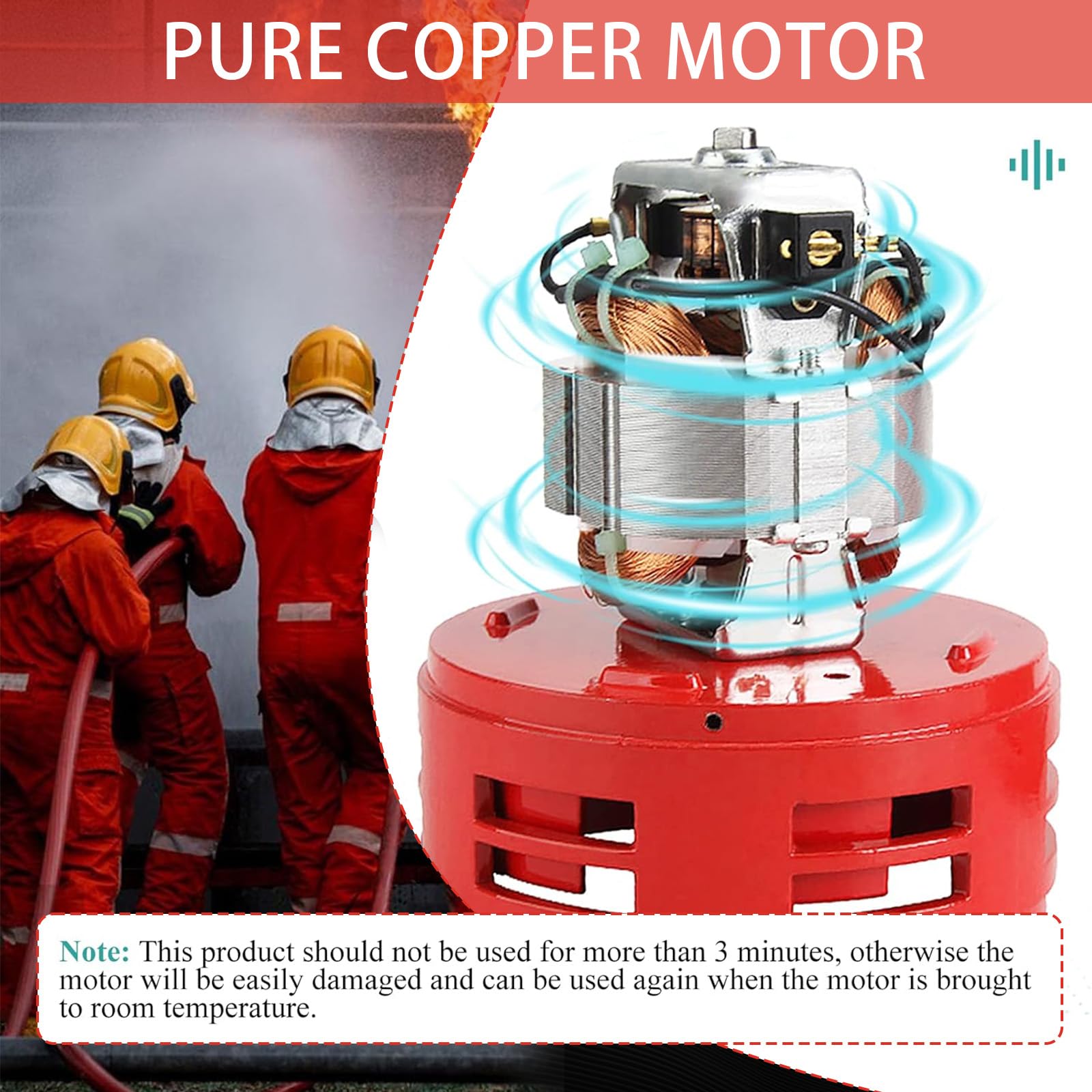 🚨 Sirena De Alarma 220V 120dB | Industrial Roja | Para Taller, Garaje O Almacén