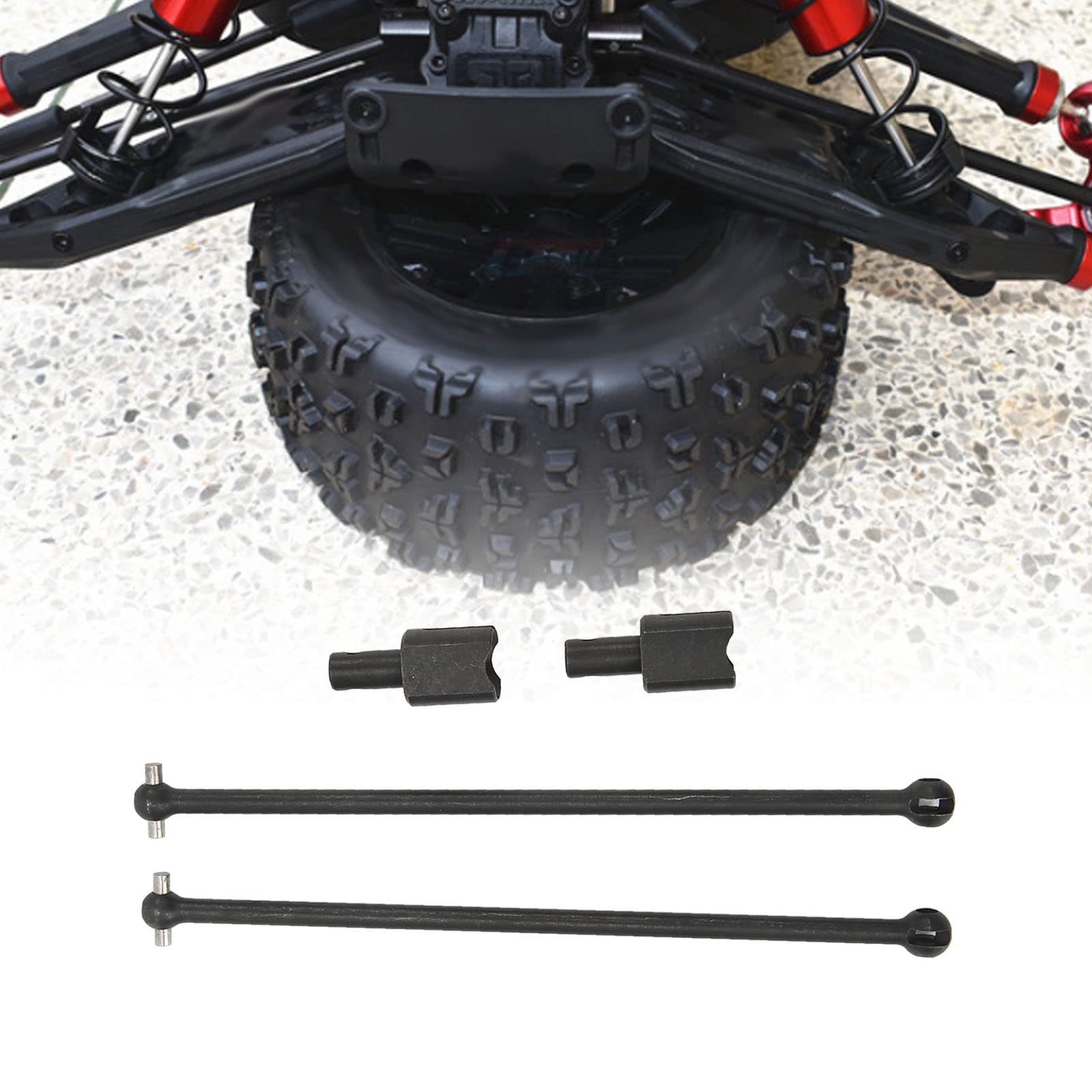 Kubki różnicowe wału napędowego CVD 182 mm do części do modernizacji samochodów 1/5 Outcast Kraton 8s RC