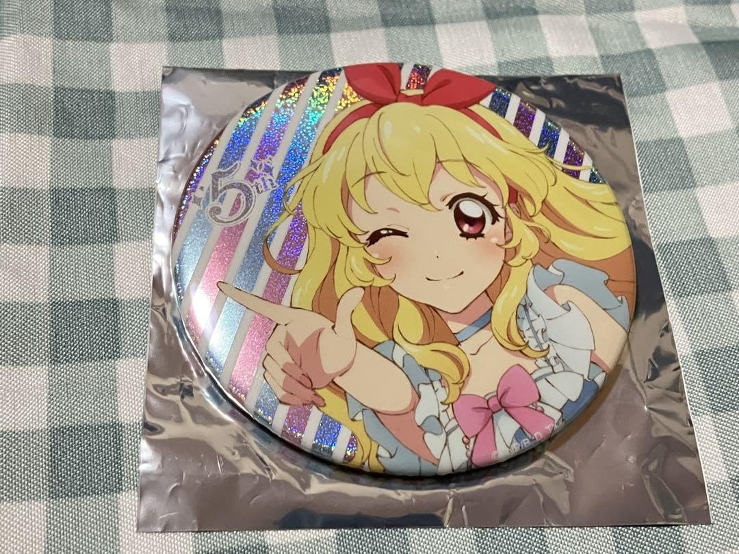 アイカツ!シリーズ 5thフェスティバル!! グリッター缶バッジ 星宮 
