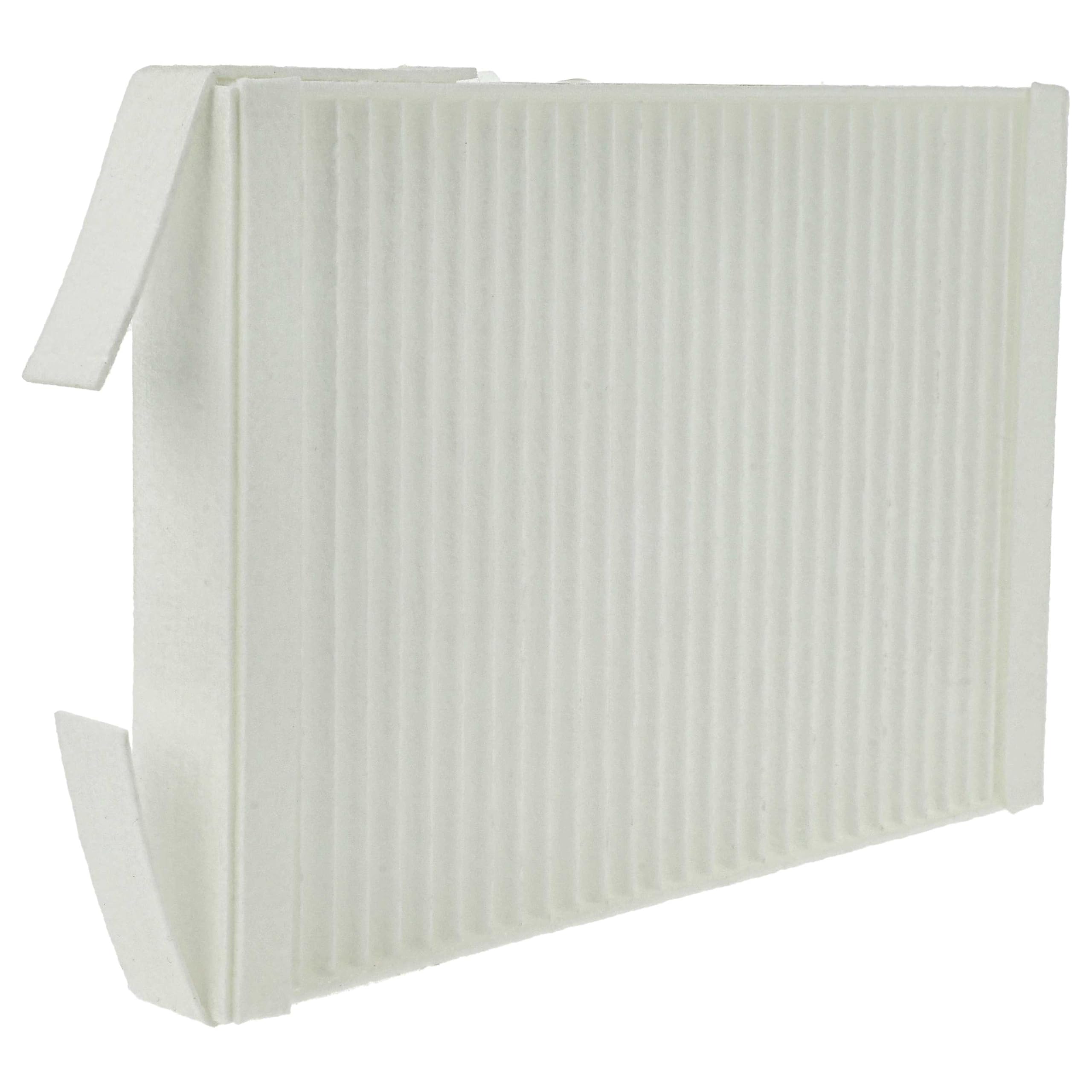 vhbw Zestaw filtrów kompatybilny z urządzeniem wentylacyjnym Zehnder ComfoSpot 50, filtr powietrza G4/F7 (4 sztuki), 18 x 12 x 4 cm, biały