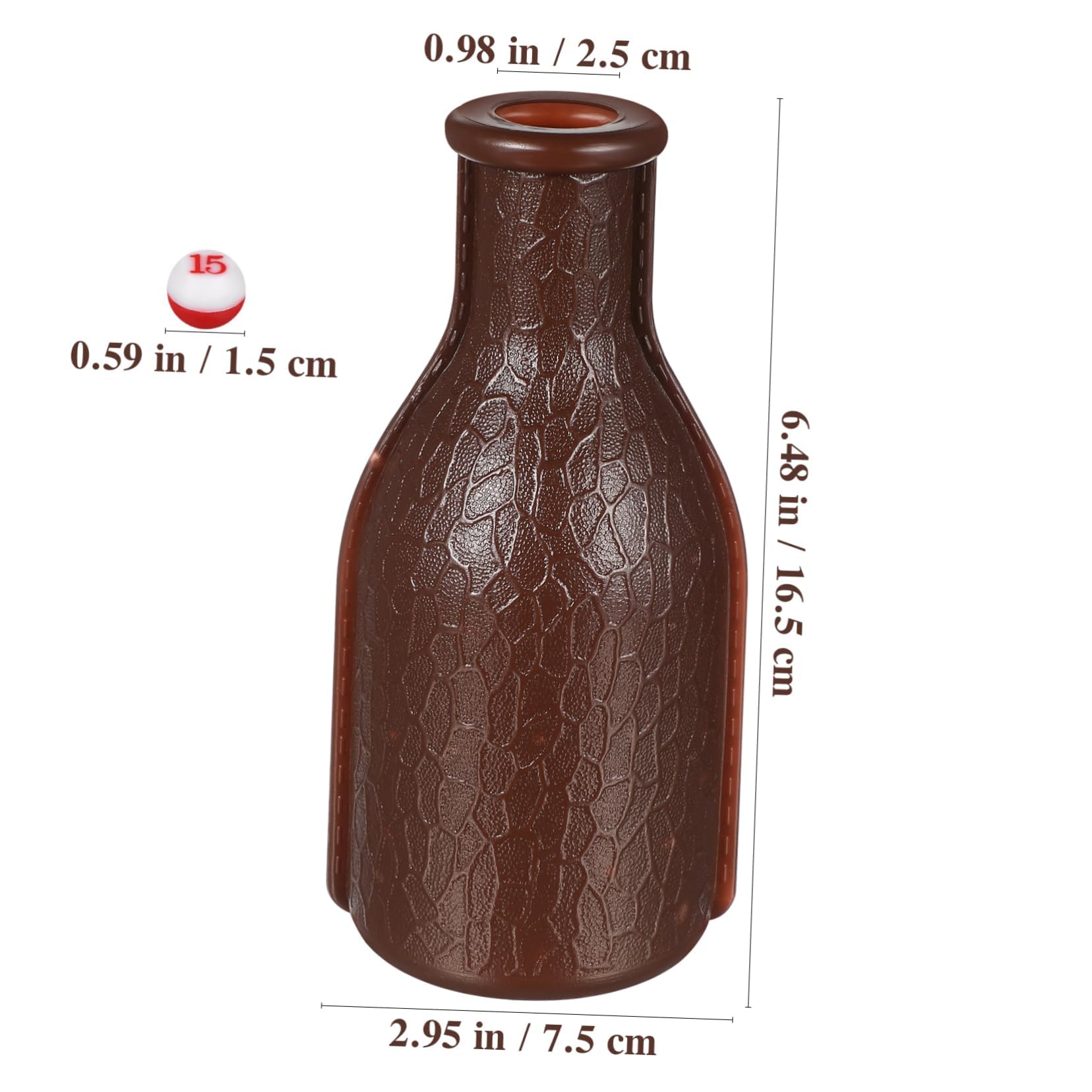 balacoo Billiard Shaker Bottle Set with Numbered Dice Balls Durable Snooker Accessory for Home Pub Use for and Parties