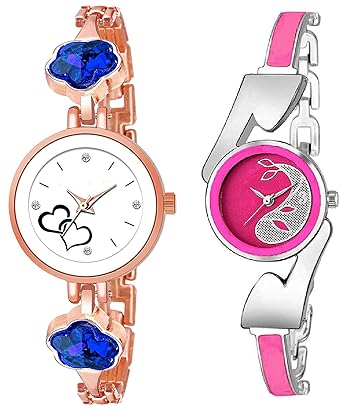 Lectose New Metal Belt Watch collation for Girl