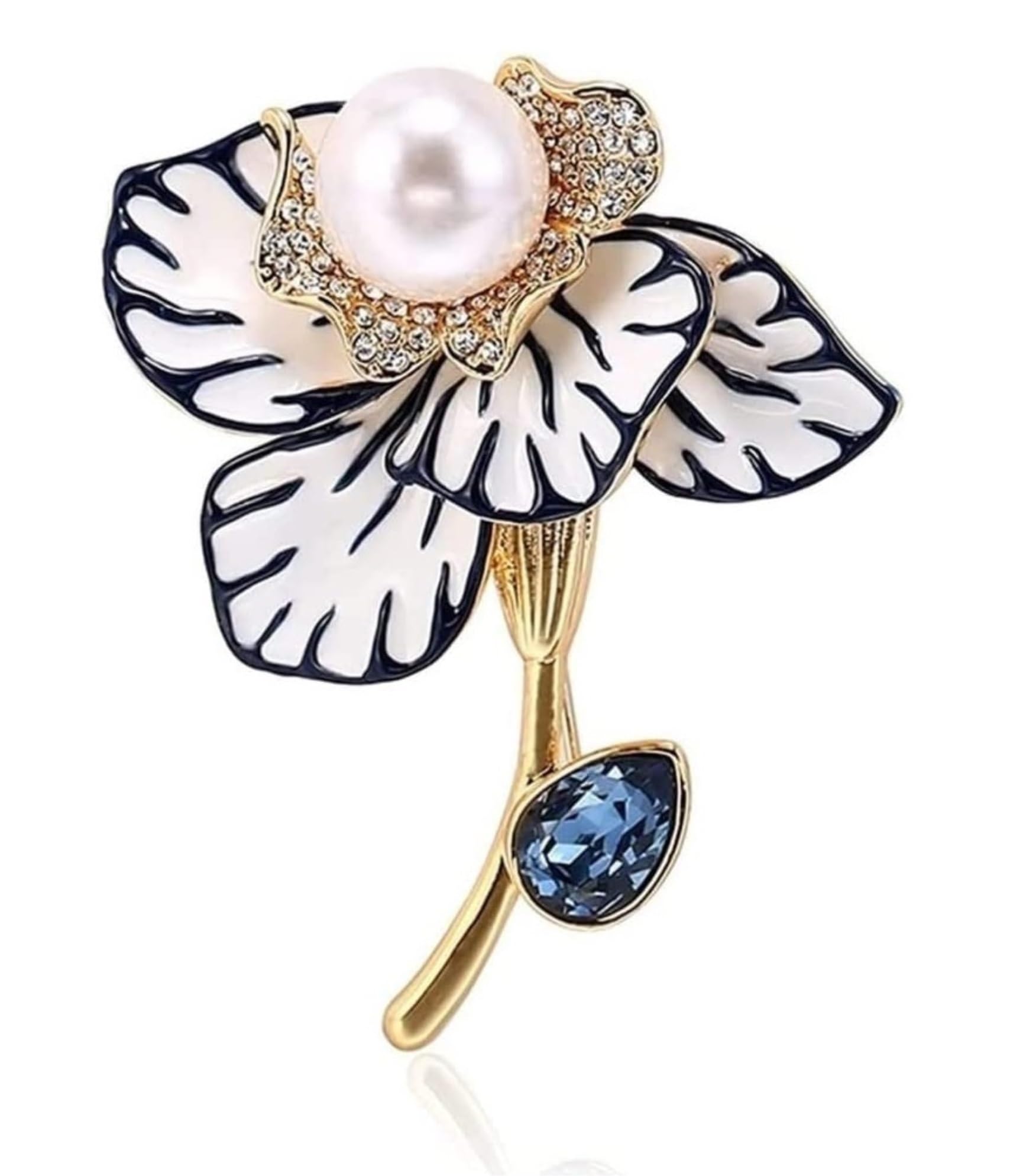 Broschen Brosche Damen Brosche Anstecknadel Damenmode Kristallbrosche Mantel Revers Schal Schal Anstecknadel for Party Hochzeit Bankett Anstecknadel for Frauen Broschennadeln