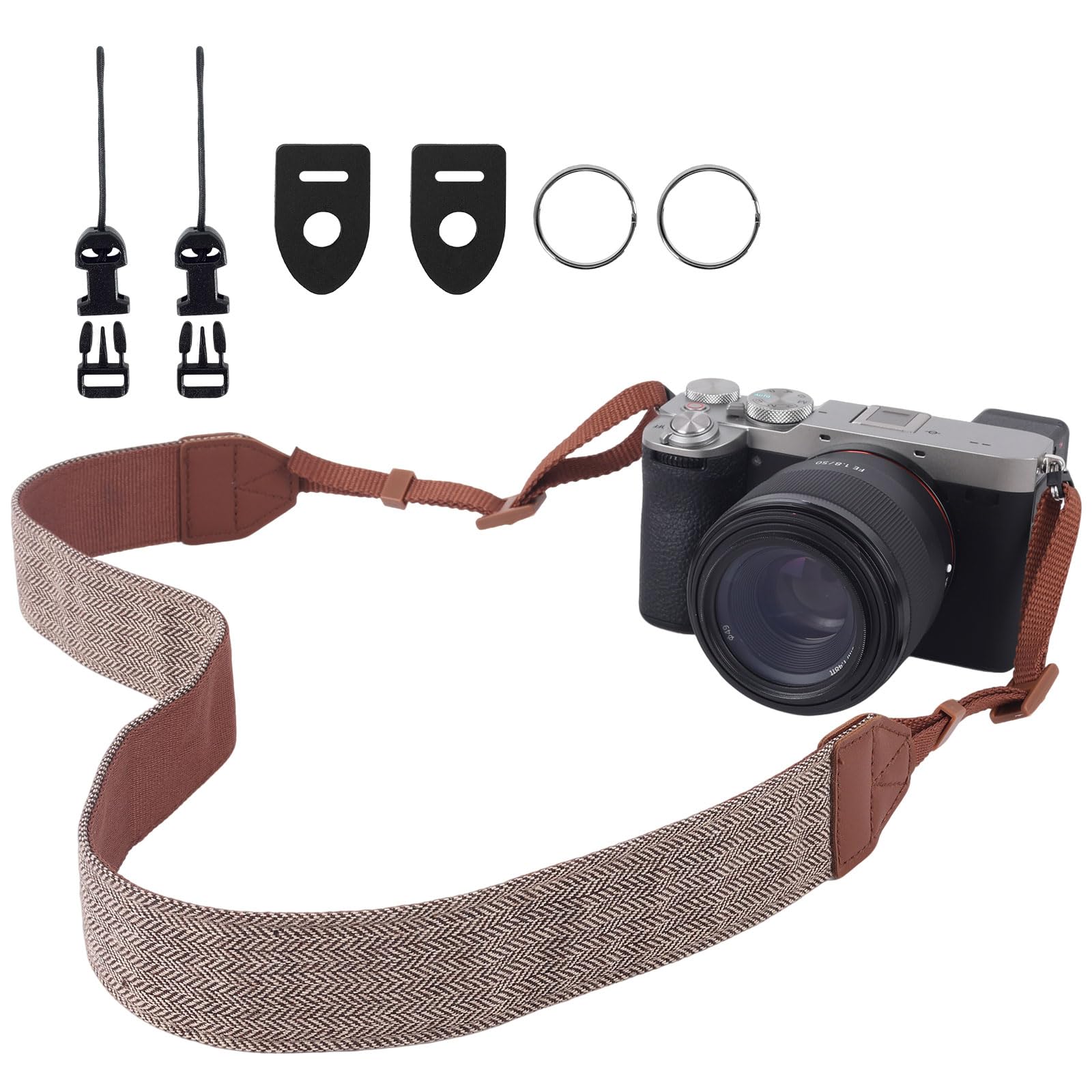 Camera Strap, Premuim Cotton Neck Shoulder Strap, Adjustable Neck Belt