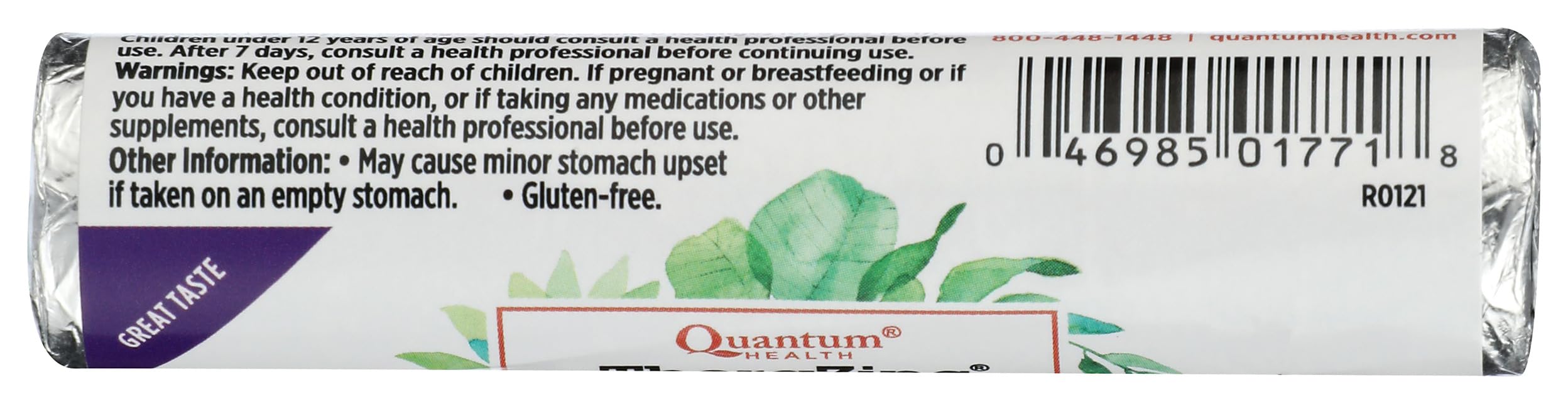 Quantum Health TheraZinc Zinc Lozenges|Elderberry Raspberry|Immune Support Formulated with Zinc Gluconate|Fast Relief|No Aftertaste|14 Count thumbnail 7