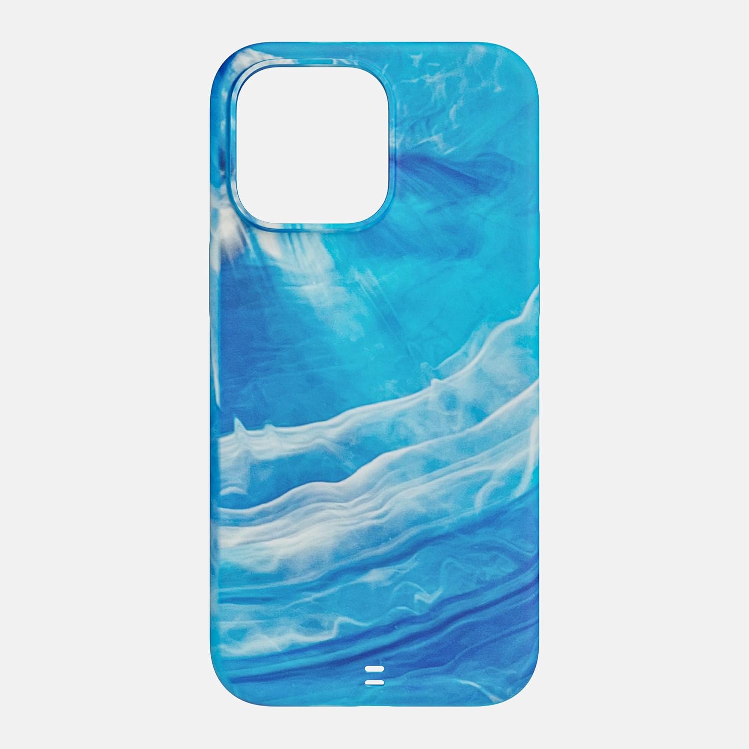 BodyGuardz Carve Marble for iPhone 15 Pro Max Case, Ultra-Slim Shockproof Military Grade Tested 16FT Drop Rating, Compatible with MagSafe and Wireless Charging, Responsive Buttons - Blue - Image 6
