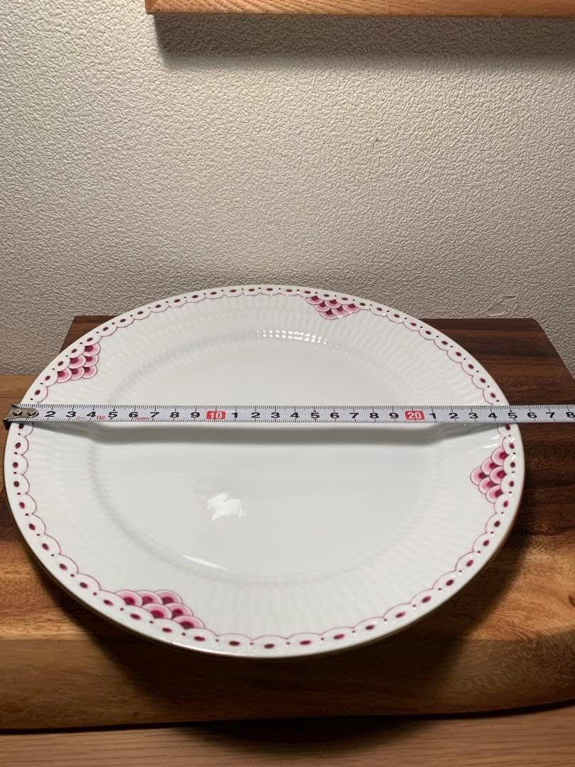 赤絵瀬戸染付モリゾーキッコロ祥瑞皿 直径31cm 大皿 桐箱付