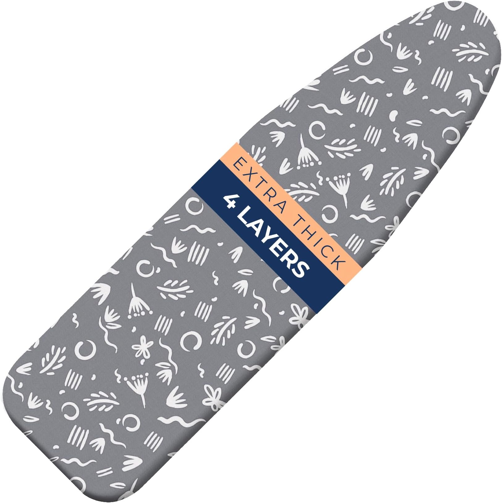 Juvale Ironing Board Cover and Pad 15x54 Standard Size Ironing Board Cover with