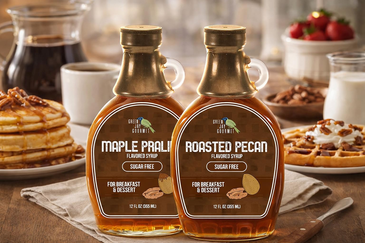 Amazon.com: Green Jay Gourmet Sugar Free Maple Praline Syrup - No