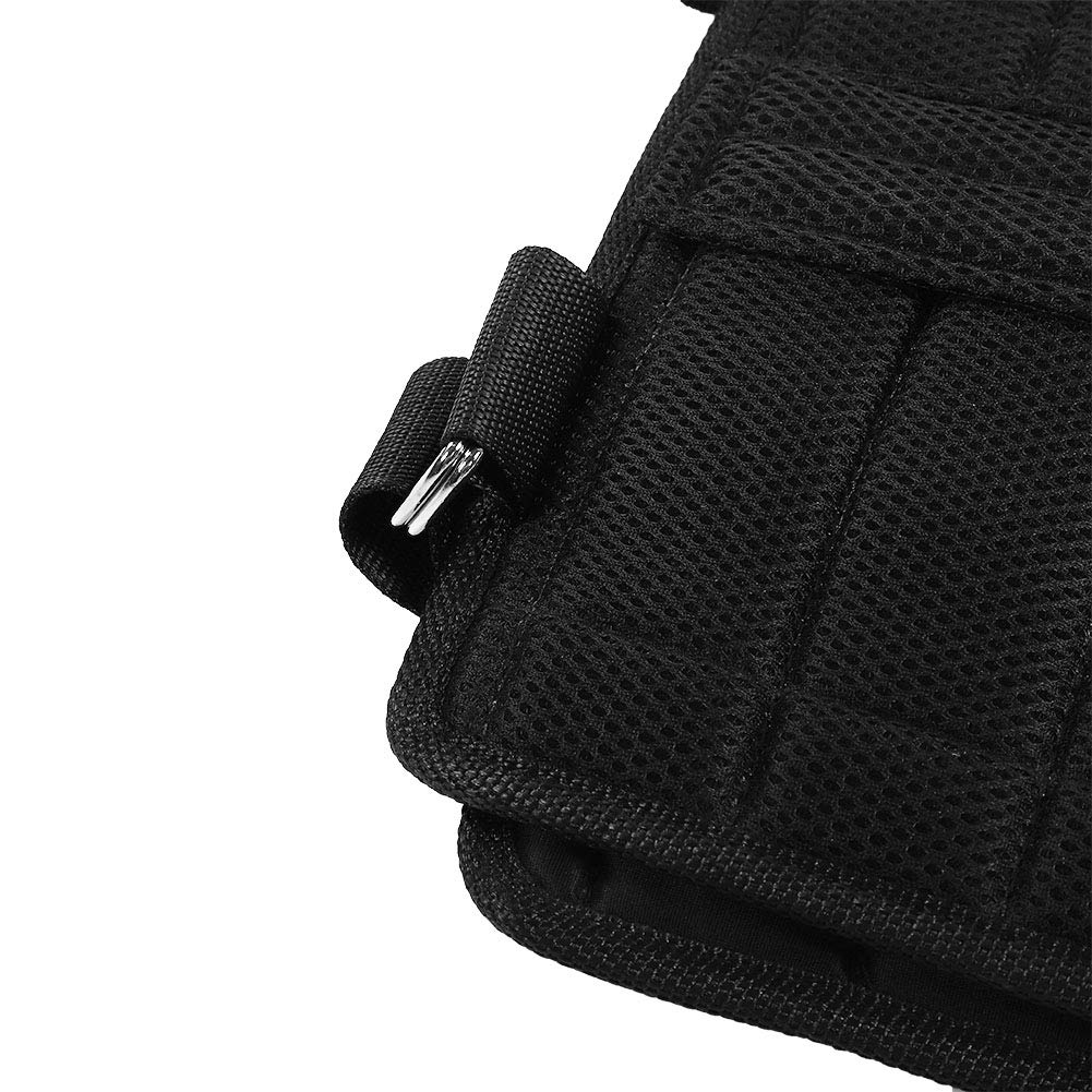 Gewichtsweste, Oxford-Stoff, atmungsaktiv, 50 kg Gewichtsweste, Krafttrainingsjacke für Workout Fitness, Gewichtsweste zum Laufen
