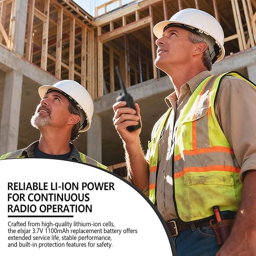 Miniatura 6 de Reemplazo de batería de iones de litio de 3.7 V 1100 mAh para radios bidireccionales Retevis H-777S, no compatible con modelos H-777