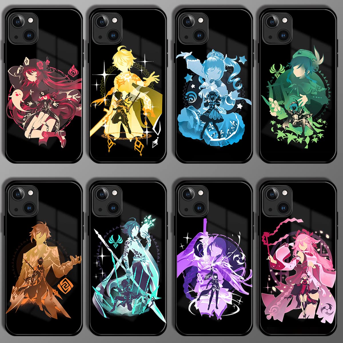 Amazon.co.jp: 原神 スマホケース iphone13ケース 雷電将軍 フータオ