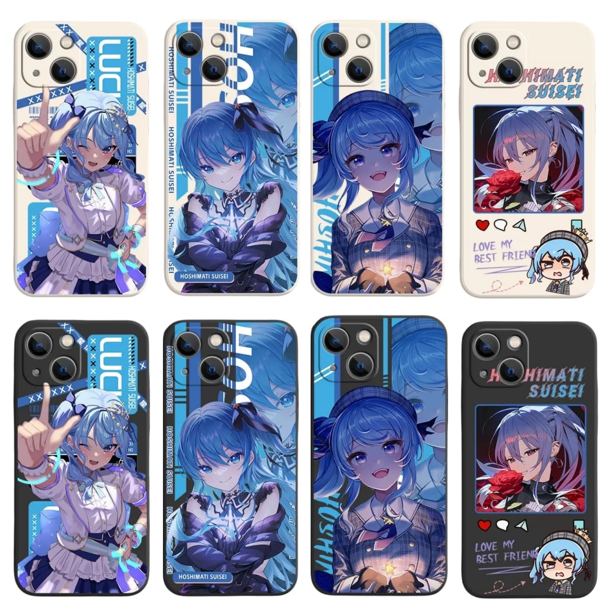 Amazon.co.jp: GWENCY スマホケース 星街 軟殻 TPU すいせい