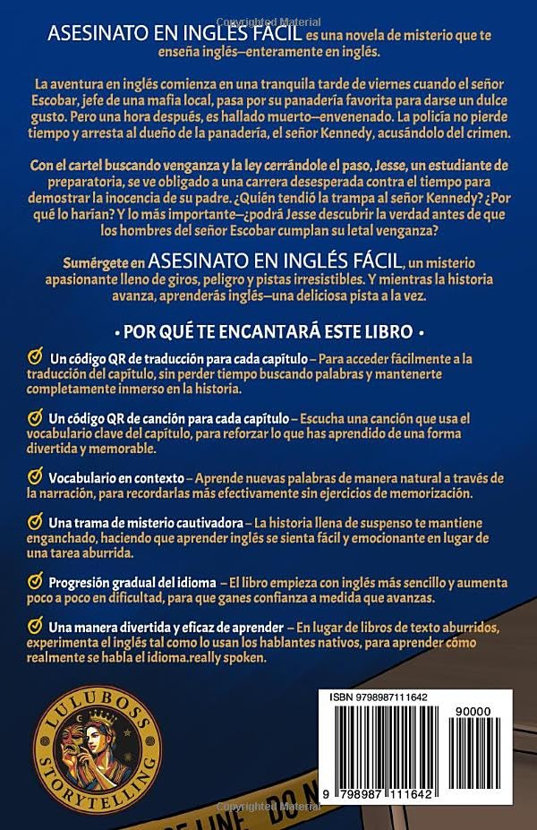 Miniatura 2 de Asesinato en inglés fácil Una novela de misterio para aprender inglés