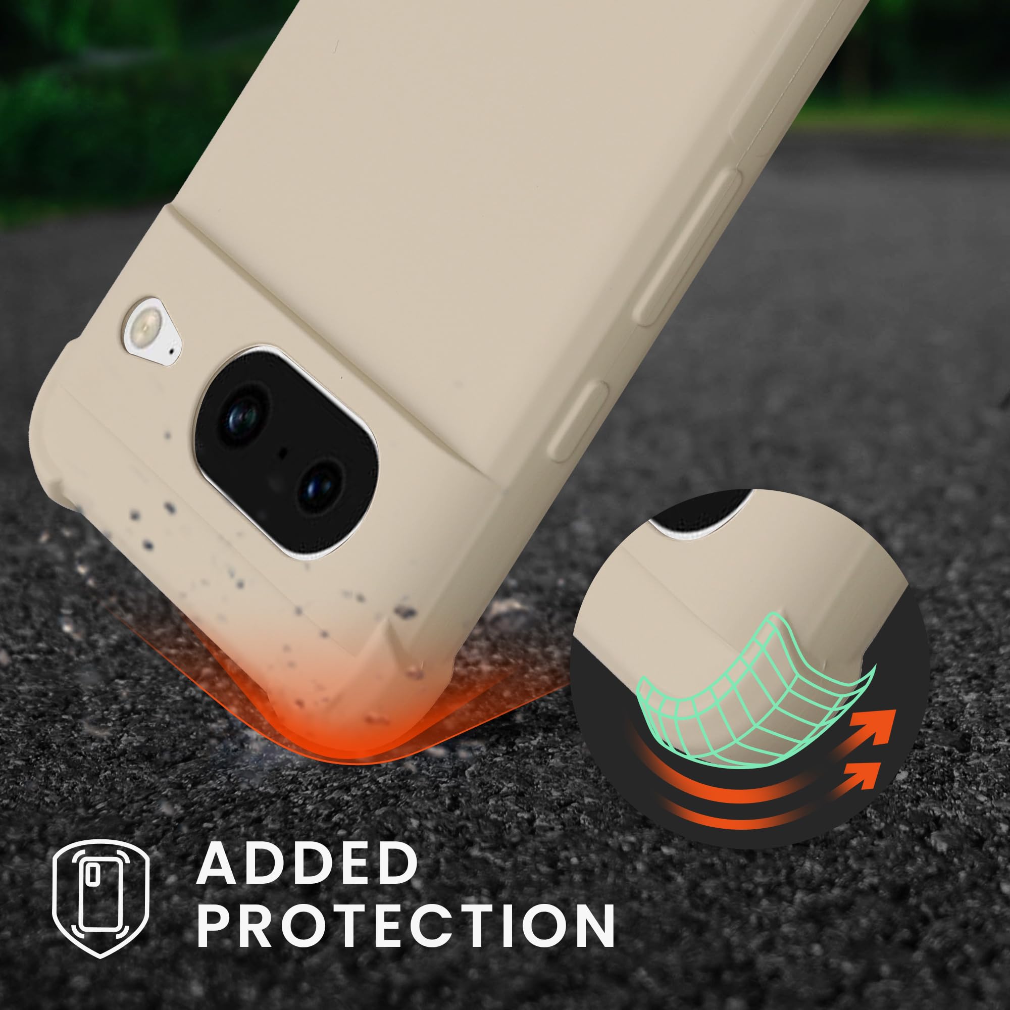 Coque Google Pixel 8 Pro Avec Collier - Housse Silicone Noire - Portabilité Mains Libres - Protection Anti-chocs