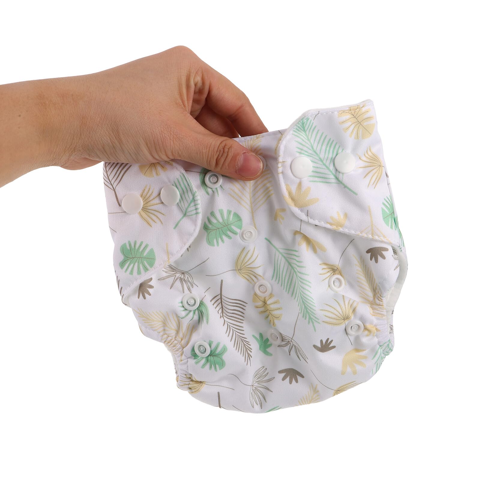 Pañales Reutilizables para Ñiño con Broches Ajustables, 6 Piezas Estampadas de Dibujos Animados, Absorbentes y Lavables, Pantalones de Entrenamiento para Ir al Baño, Talla