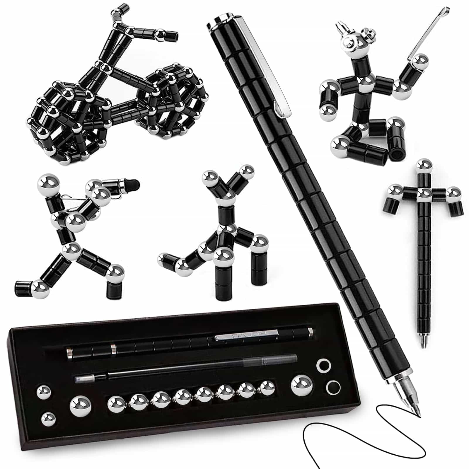 Fidget Pens Birthday Gifts For Men - Novelty Christmas Stocking Stuffers For Teen Boys, Unique Birthday Gifts For Young Men Women Him Her Teenage Boys